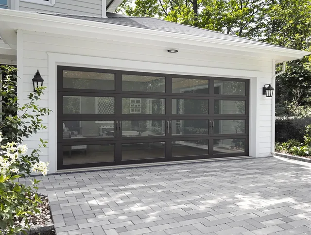 Claremont Garage Door Repair design specialist presenting custom garage door options to Claremont homeowner