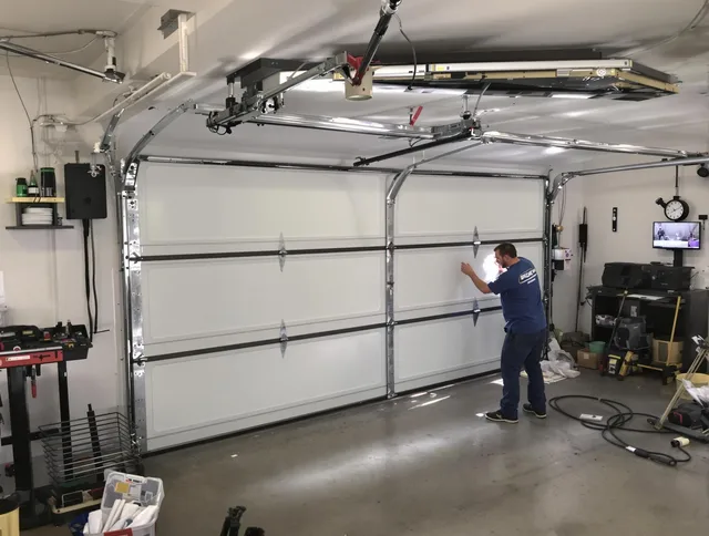 Professional garage door repair service by Claremont Garage Door Repair in Claremont