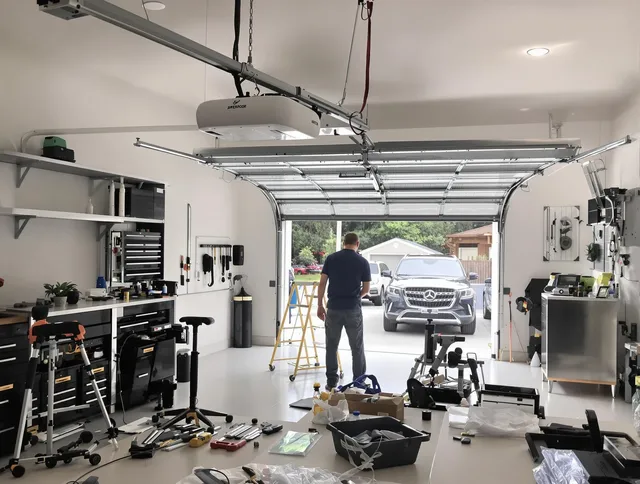 Garage door opener installation by Claremont Garage Door Repair in Claremont