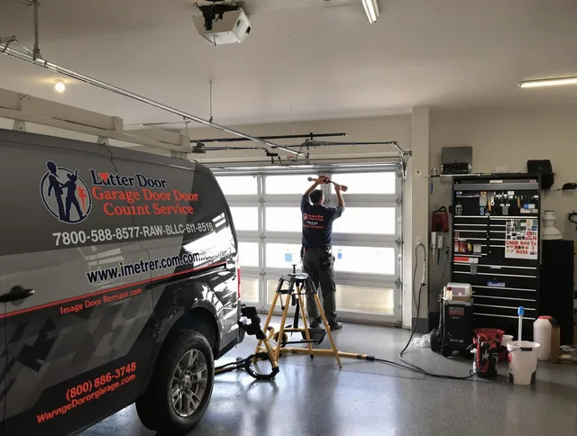 Claremont Garage Door Repair team performing same-day garage door repair in Claremont