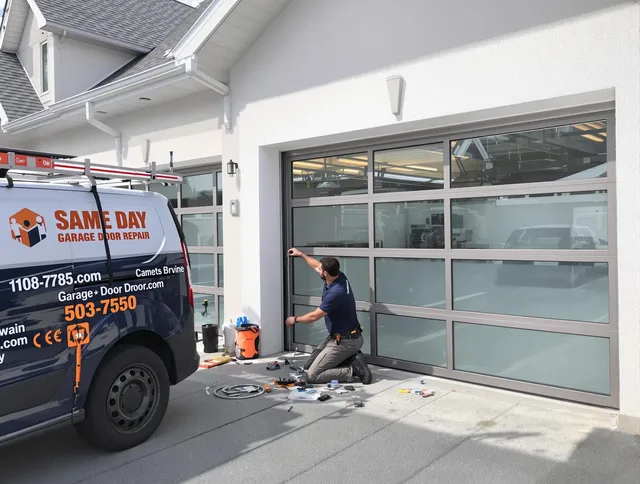 Same-day garage door repair service by Claremont Garage Door Repair in Claremont